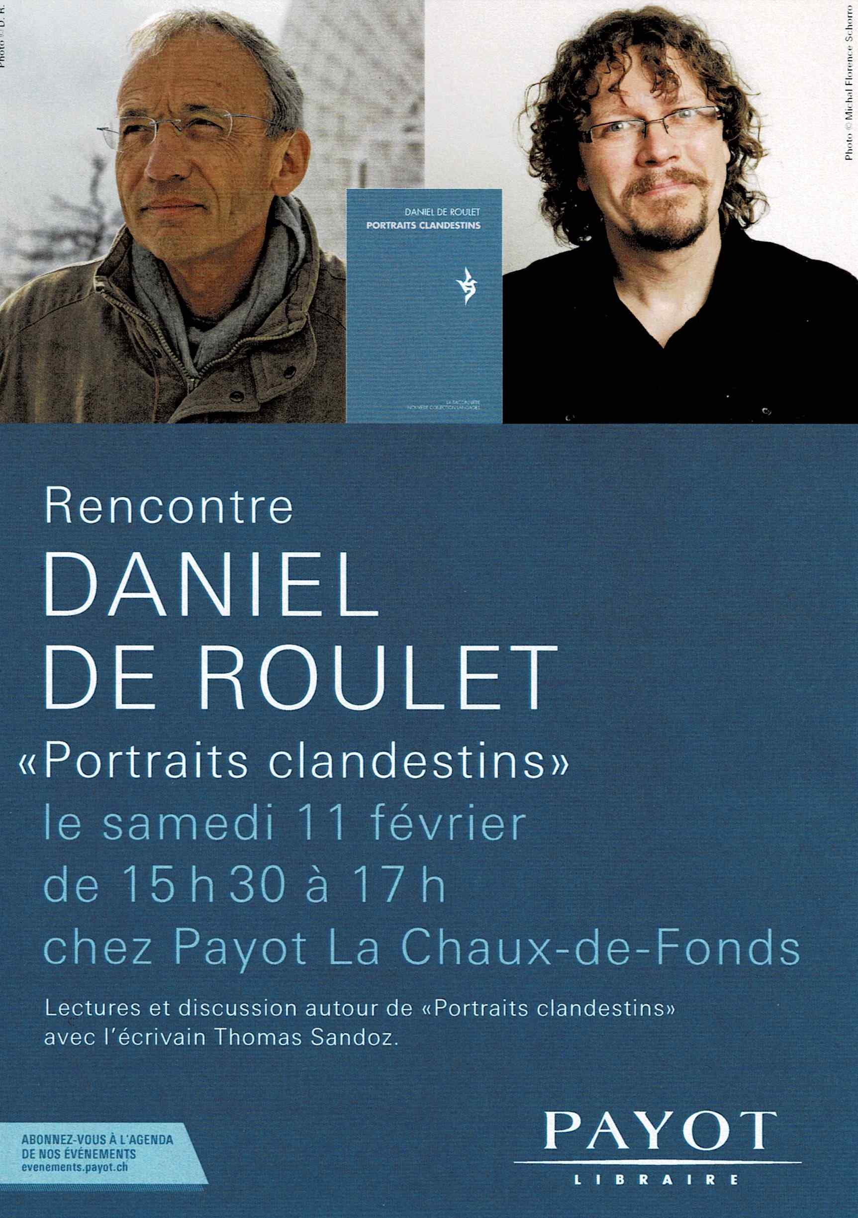 Rencontre avec Daniel de Roulet 