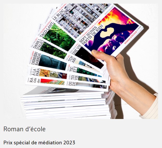 Roman d'école, Prix spécial de médiation 2023